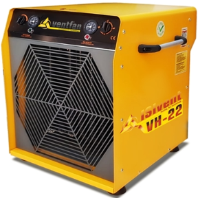 ISIVENT VH 5 Trifaze 20 kw sanayi tipi elektrikli fanlı ortam ısıtıcısı