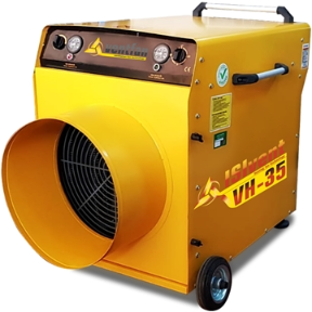 ISIVENT VH 35 Trifaze 35 kw sanayi tipi elektrikli fanlı ortam ısıtıcısı