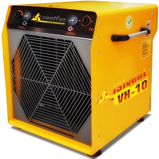 ISIVENT VH-10 10 kw sanayi tipi elektrikli fanlı endüstriyel ısıtıcı