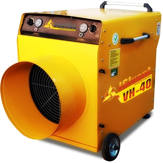 ISIVENT VH-40 40 kw sanayi tipi elektrikli fanlı endüstriyel ısıtıcı