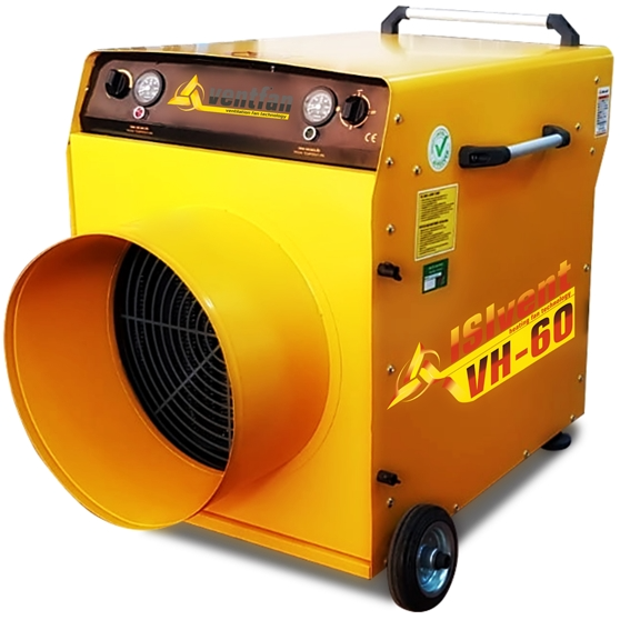 ISIVENT VH-60 60 kw sanayi tipi elektrikli fanlı endüstriyel ısıtıcı